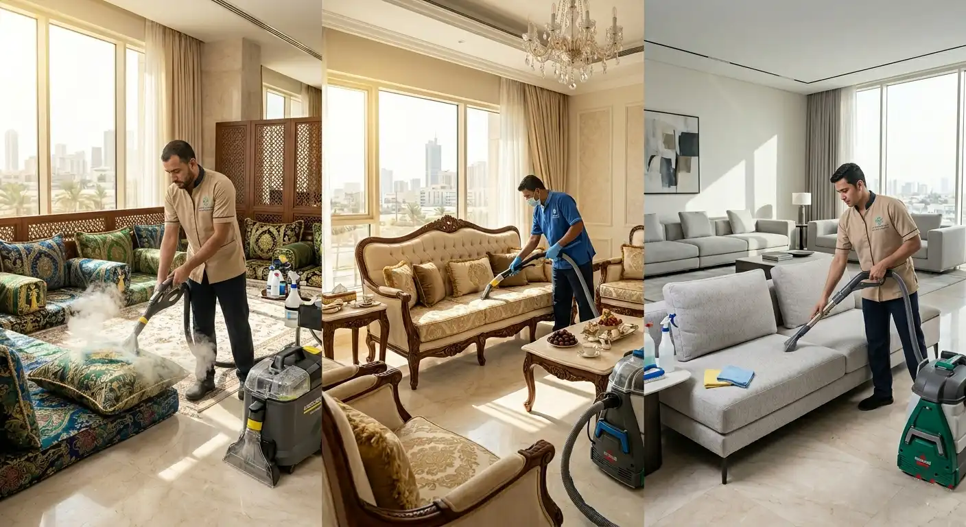 أفضل شركة تنظيف المجالس العربية والكلاسيكية والحديثة – شركة لمعة كلين