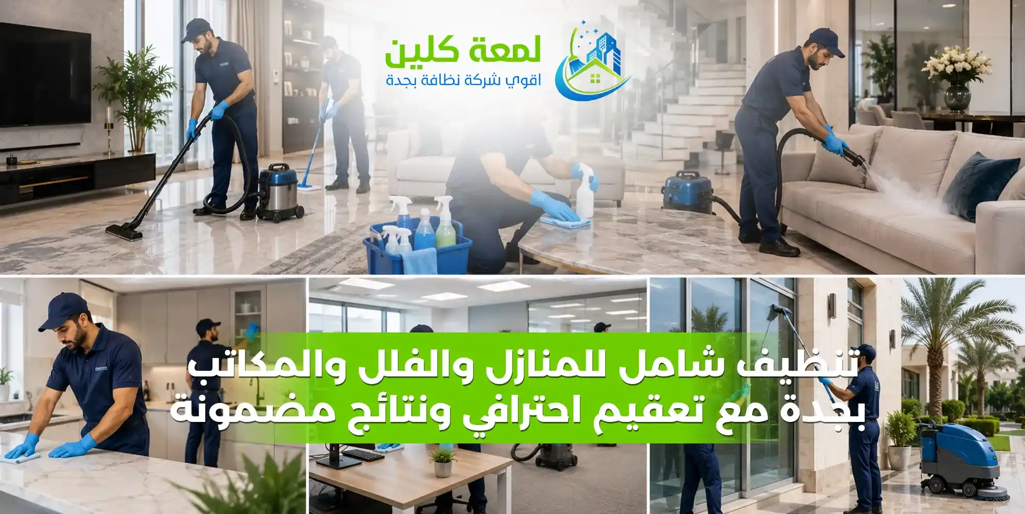 تنظيف شامل للمنازل والفلل والمكاتب بجدة - لمعة كلين